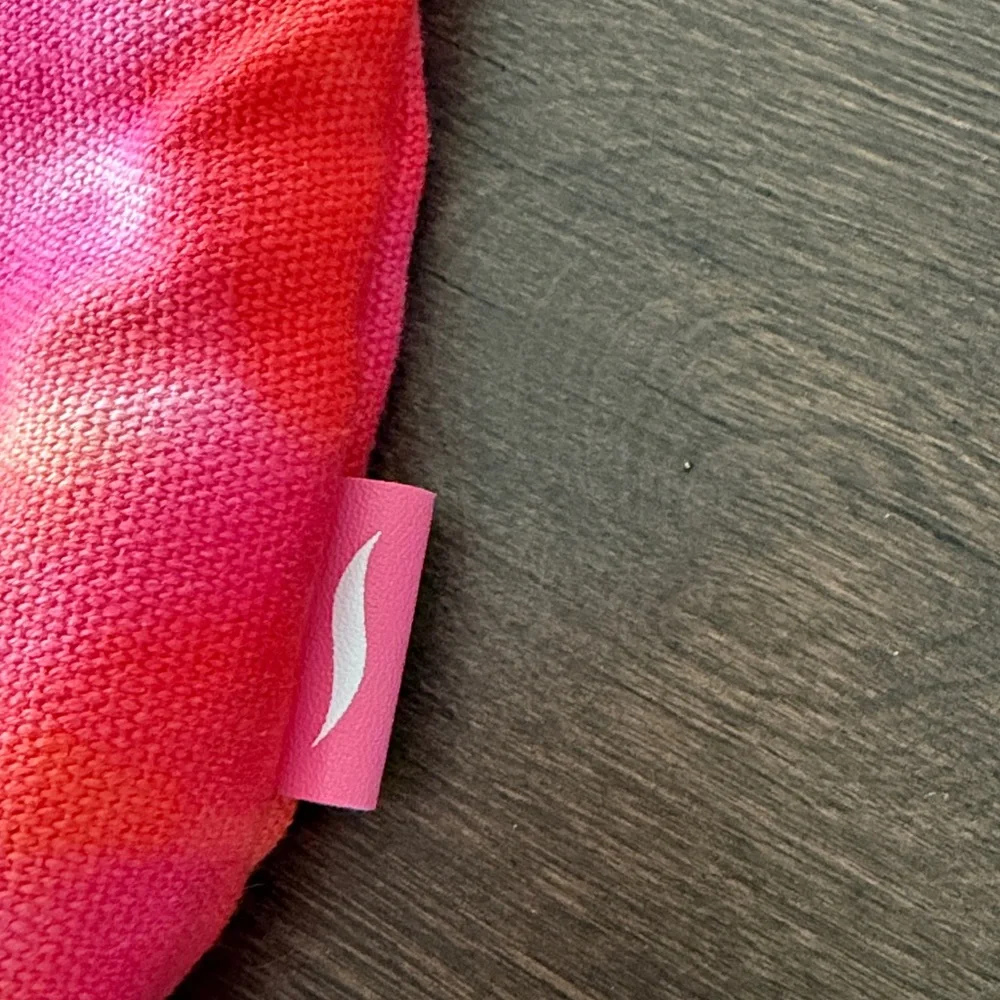 Sephora Pink Tie Dye Makeup Bag Pencil Bag Orange Yellow Tassle